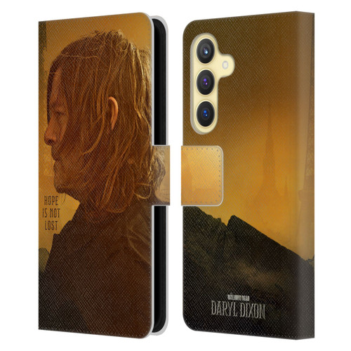 The Walking Dead: Daryl Dixon Key Art Hope Is Not Lost Leather Book Wallet Case Cover For Samsung Galaxy S24 5G