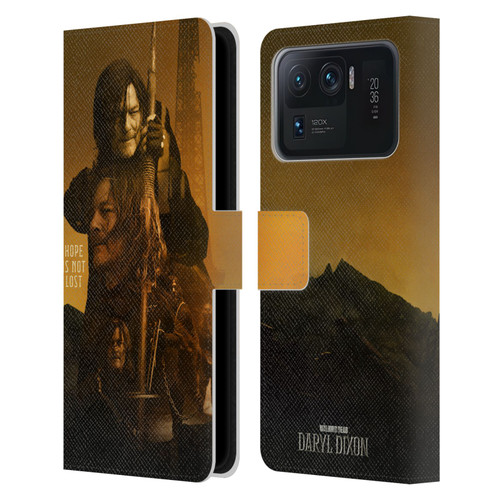 The Walking Dead: Daryl Dixon Key Art Double Exposure Leather Book Wallet Case Cover For Xiaomi Mi 11 Ultra