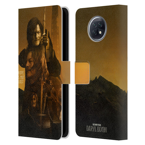 The Walking Dead: Daryl Dixon Key Art Double Exposure Leather Book Wallet Case Cover For Xiaomi Redmi Note 9T 5G