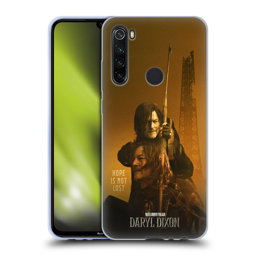 The Walking Dead: Daryl Dixon Key Art Double Exposure Soft Gel Case for Xiaomi Redmi Note 8T