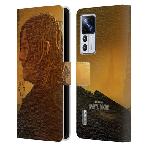 The Walking Dead: Daryl Dixon Key Art Hope Is Not Lost Leather Book Wallet Case Cover For Xiaomi 12T Pro
