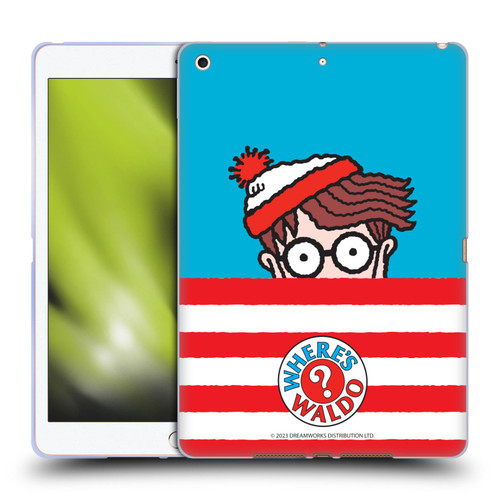 Where's Waldo? Graphics Half Face Soft Gel Case for Apple iPad 10.2 2019/2020/2021