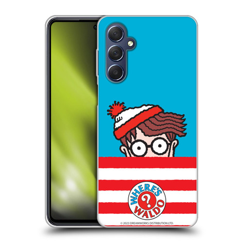 Where's Waldo? Graphics Half Face Soft Gel Case for Samsung Galaxy M54 5G
