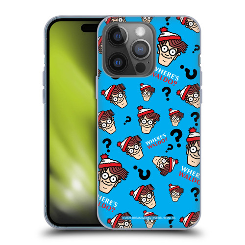 Where's Waldo? Graphics Head Pattern Soft Gel Case for Apple iPhone 14 Pro