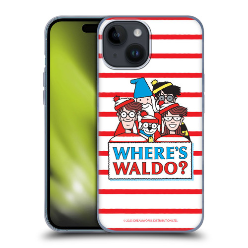 Where's Waldo? Graphics Characters Soft Gel Case for Apple iPhone 15
