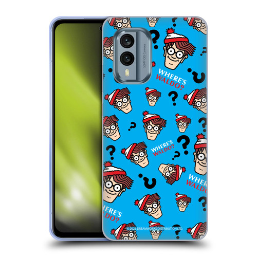 Where's Waldo? Graphics Head Pattern Soft Gel Case for Nokia X30
