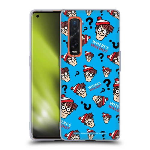 Where's Waldo? Graphics Head Pattern Soft Gel Case for OPPO Find X2 Pro 5G