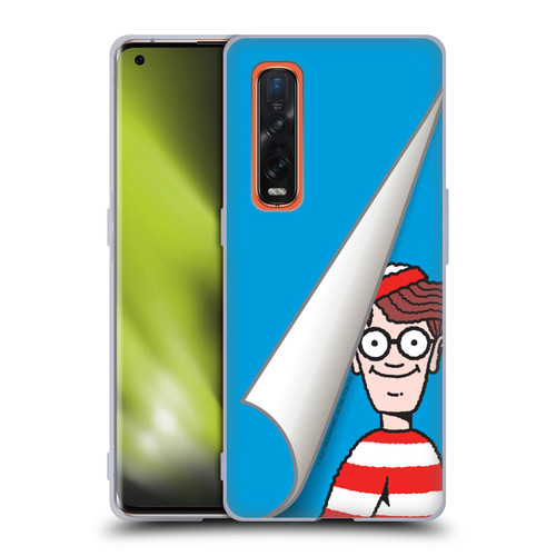 Where's Waldo? Graphics Peek Soft Gel Case for OPPO Find X2 Pro 5G