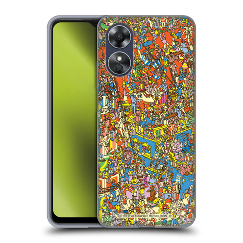 Where's Waldo? Graphics Hidden Wally Illustration Soft Gel Case for OPPO A17