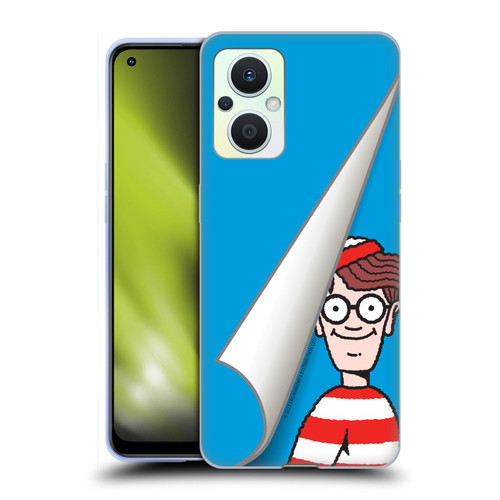 Where's Waldo? Graphics Peek Soft Gel Case for OPPO Reno8 Lite
