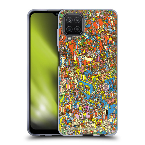 Where's Waldo? Graphics Hidden Wally Illustration Soft Gel Case for Samsung Galaxy A12 (2020)