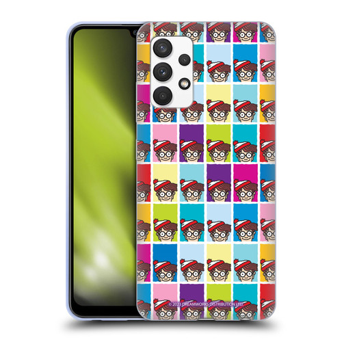 Where's Waldo? Graphics Portrait Pattern Soft Gel Case for Samsung Galaxy A32 (2021)