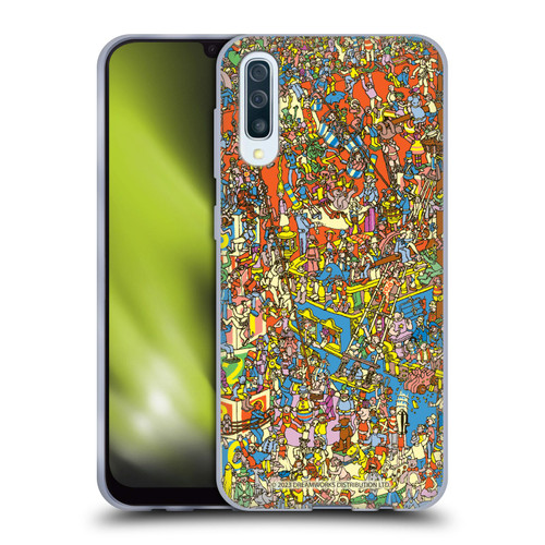 Where's Waldo? Graphics Hidden Wally Illustration Soft Gel Case for Samsung Galaxy A50/A30s (2019)