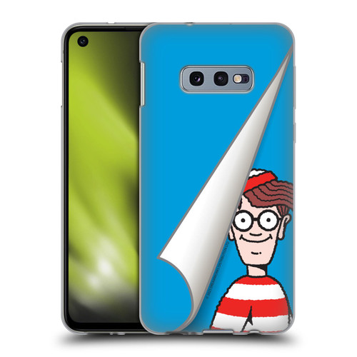 Where's Waldo? Graphics Peek Soft Gel Case for Samsung Galaxy S10e
