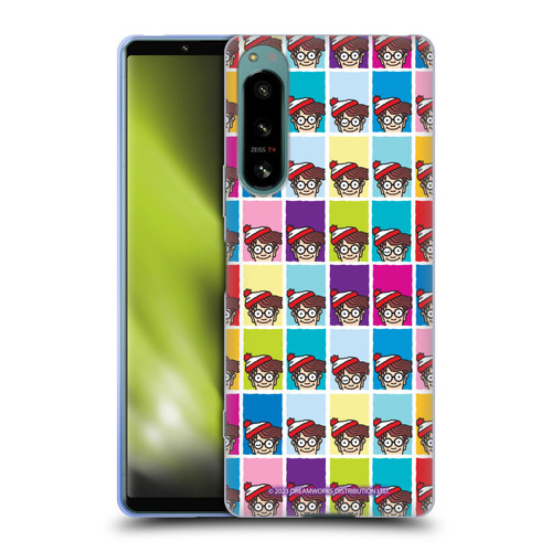 Where's Waldo? Graphics Portrait Pattern Soft Gel Case for Sony Xperia 5 IV