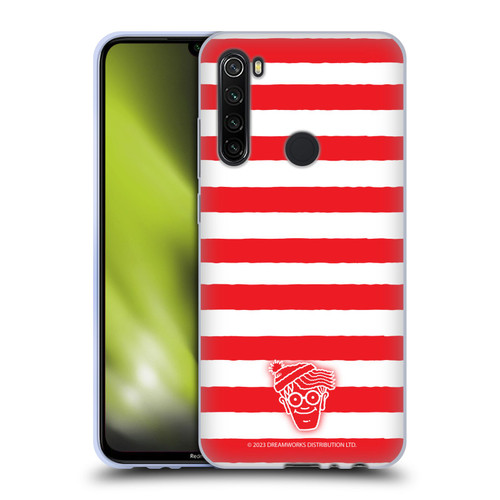Where's Waldo? Graphics Stripes Red Soft Gel Case for Xiaomi Redmi Note 8T