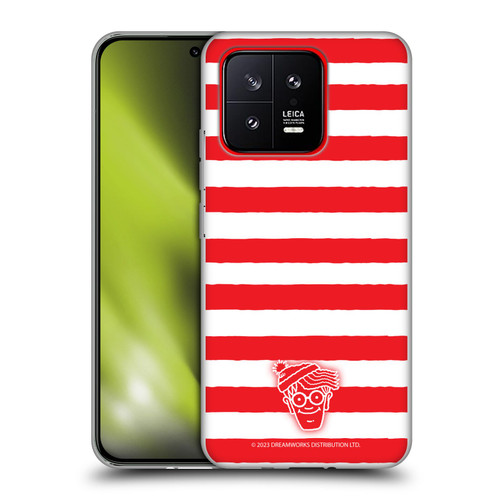 Where's Waldo? Graphics Stripes Red Soft Gel Case for Xiaomi 13 5G