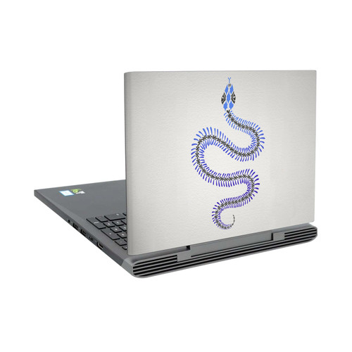 Cat Coquillette Animals Blue Ombre Snake Skeleton Vinyl Sticker Skin Decal Cover for Dell Inspiron 15 7000 P65F