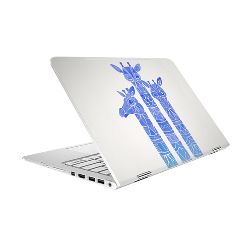 Cat Coquillette Animals Blue Ombre Giraffes Vinyl Sticker Skin Decal Cover for HP Spectre Pro X360 G2