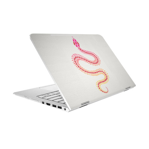 Cat Coquillette Animals Pink Ombre Snake Skeleton Vinyl Sticker Skin Decal Cover for HP Spectre Pro X360 G2