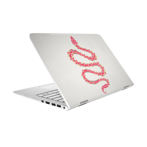 Cat Coquillette Animals Snake Pink Vinyl Sticker Skin Decal Cover for HP Spectre Pro X360 G2