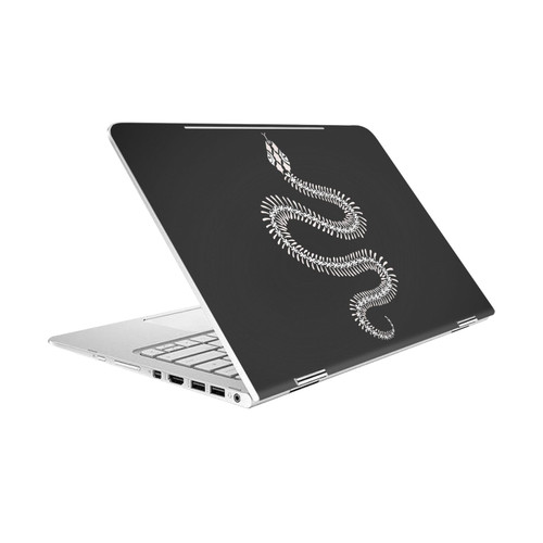 Cat Coquillette Animals White Ombre Snake Skeleton Vinyl Sticker Skin Decal Cover for HP Spectre Pro X360 G2