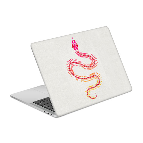 Cat Coquillette Animals Pink Ombre Snake Skeleton Vinyl Sticker Skin Decal Cover for Apple MacBook Pro 13" A2338