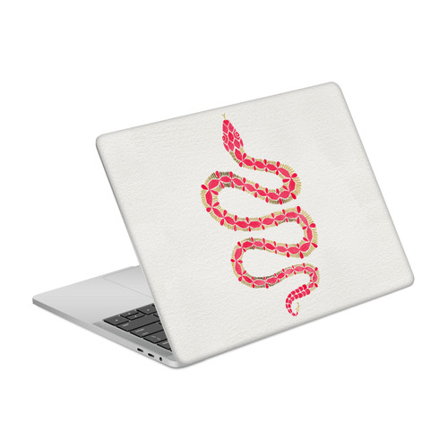 Cat Coquillette Animals Snake Pink Vinyl Sticker Skin Decal Cover for Apple MacBook Pro 13" A2338