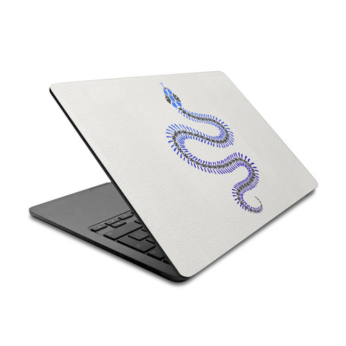 Cat Coquillette Animals Blue Ombre Snake Skeleton Vinyl Sticker Skin Decal Cover for Apple MacBook Air 13.6" A2681 (2022)