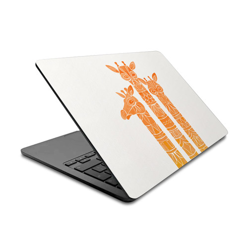 Cat Coquillette Animals Orange Ombre Giraffes Vinyl Sticker Skin Decal Cover for Apple MacBook Air 13.6" A2681 (2022)