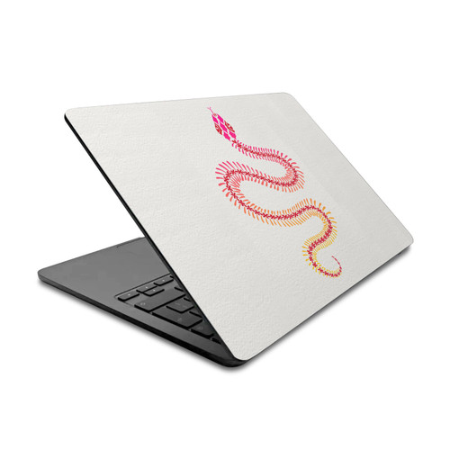 Cat Coquillette Animals Pink Ombre Snake Skeleton Vinyl Sticker Skin Decal Cover for Apple MacBook Air 13.6" A2681 (2022)