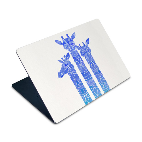 Cat Coquillette Animals Blue Ombre Giraffes Vinyl Sticker Skin Decal Cover for Apple MacBook Air 15" M2 2023 
