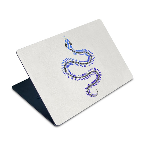 Cat Coquillette Animals Blue Ombre Snake Skeleton Vinyl Sticker Skin Decal Cover for Apple MacBook Air 15" M2 2023 