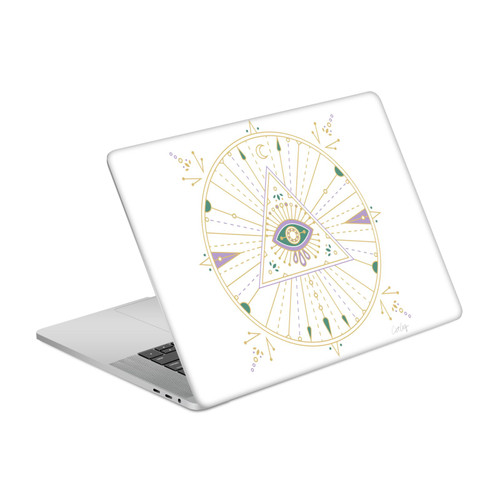 Cat Coquillette Evil Eye Purple Green Mandala Vinyl Sticker Skin Decal Cover for Apple MacBook Pro 15.4" A1707/A1990