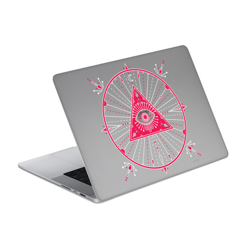 Cat Coquillette Evil Eye Pink Mandala Vinyl Sticker Skin Decal Cover for Apple MacBook Pro 16" A2485