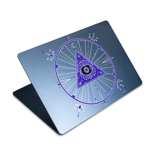 Cat Coquillette Evil Eye Navy Mandala Vinyl Sticker Skin Decal Cover for Apple MacBook Air 15" M2 2023 