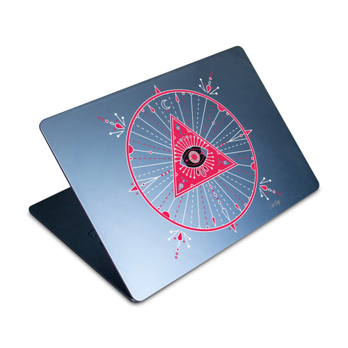 Cat Coquillette Evil Eye Pink Mandala Vinyl Sticker Skin Decal Cover for Apple MacBook Air 15" M2 2023 