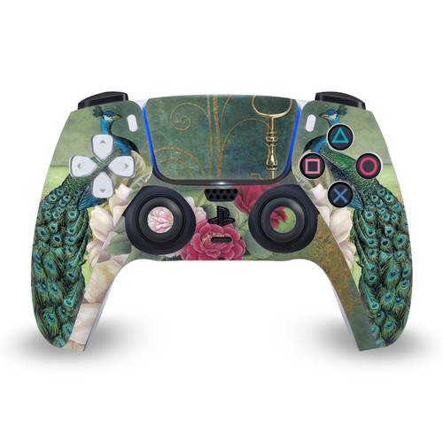 Jena DellaGrottaglia Animals Peacock Vinyl Sticker Skin Decal Cover for Sony PS5 Sony DualSense Controller
