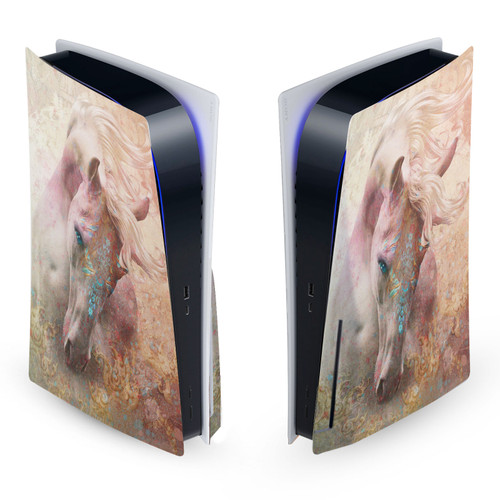 Jena DellaGrottaglia Animals Horse Vinyl Sticker Skin Decal Cover for Sony PS5 Disc Edition Console