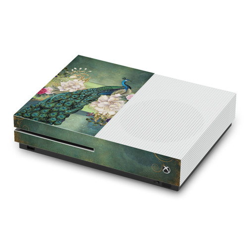 Jena DellaGrottaglia Animals Peacock Vinyl Sticker Skin Decal Cover for Microsoft Xbox One S Console