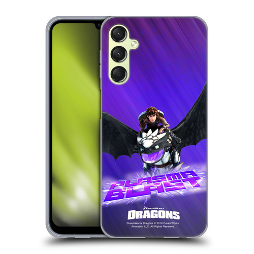 How To Train Your Dragon II Hiccup And Toothless Plasma Blast Soft Gel Case for Samsung Galaxy A24 4G / Galaxy M34 5G
