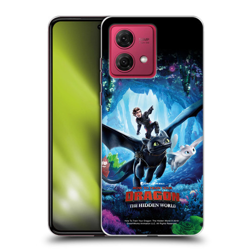 How To Train Your Dragon III The Hidden World Hiccup, Toothless & Light Fury 2 Soft Gel Case for Motorola Moto G84 5G