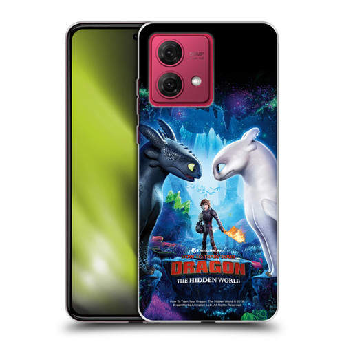 How To Train Your Dragon III The Hidden World Hiccup, Toothless & Light Fury Soft Gel Case for Motorola Moto G84 5G