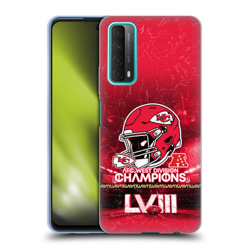 NFL 2024 Division Champions AFC Helmet Chiefs Soft Gel Case for Huawei P Smart (2021)