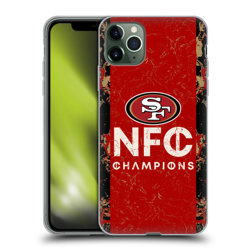 NFL 2024 Division Champions NFC Champ 49ers Soft Gel Case for Apple iPhone 11 Pro Max