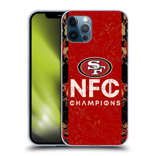 NFL 2024 Division Champions NFC Champ 49ers Soft Gel Case for Apple iPhone 12 / iPhone 12 Pro