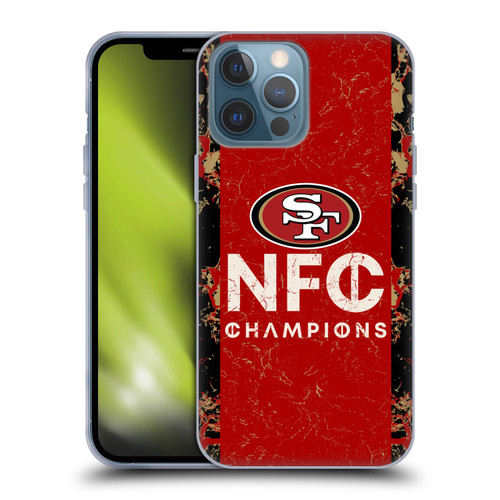 NFL 2024 Division Champions NFC Champ 49ers Soft Gel Case for Apple iPhone 13 Pro Max