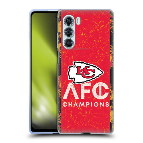 NFL 2024 Division Champions AFC Champ Chiefs Soft Gel Case for Motorola Edge S30 / Moto G200 5G