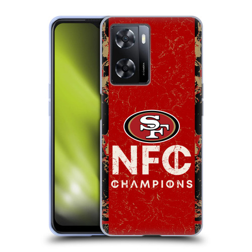 NFL 2024 Division Champions NFC Champ 49ers Soft Gel Case for OPPO A57s