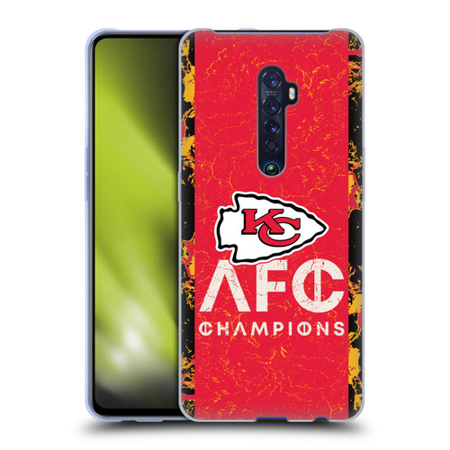 NFL 2024 Division Champions AFC Champ Chiefs Soft Gel Case for OPPO Reno 2